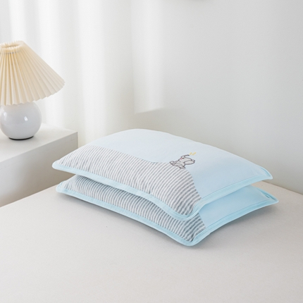 91家纺网 家纺一手货源 找家纺 （总）麦肯锡 2024新款针织棉亲肤天然棉花儿童枕