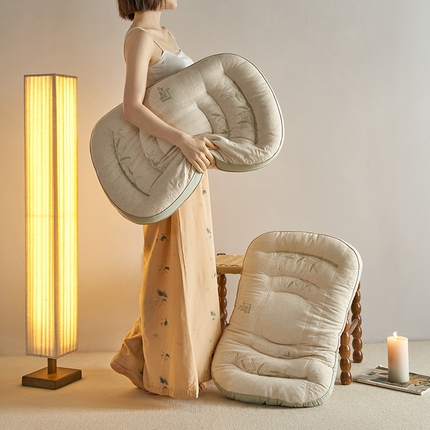 91家纺网 家纺一手货源 找家纺 （总）云熙枕业 2024新款全棉百分百天然竹纤维竹麻护颈枕枕头枕芯