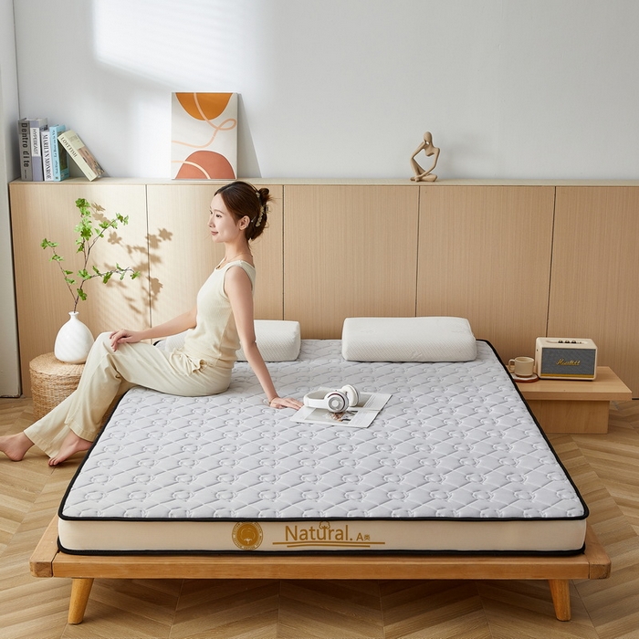 91家纺网 家纺一手货源 找家纺 （总）祁恋婷家居 2024新款A类牛奶丝乳胶记忆棉床垫【床垫遮盖物】