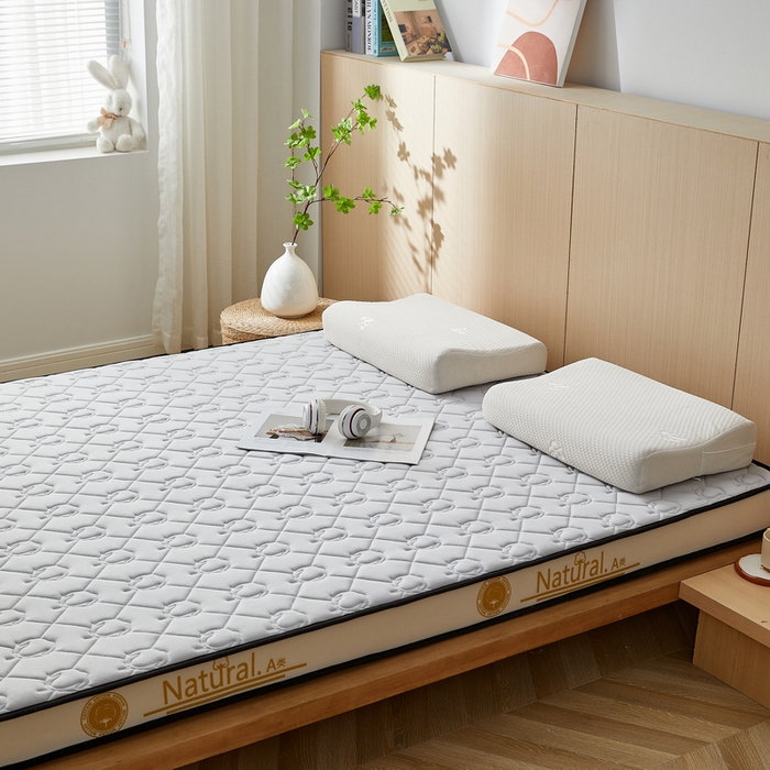 91家纺网 家纺一手货源 找家纺 （总）祁恋婷家居 2024新款A类牛奶丝乳胶记忆棉床垫【床垫遮盖物】