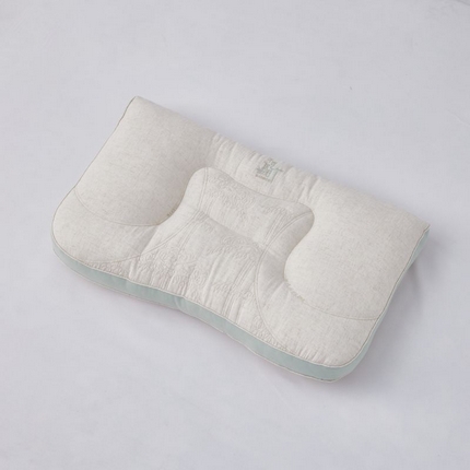 91家纺网 家纺一手货源 找家纺 （总）云熙枕业 2024新款全棉百分百天然竹纤维竹麻护颈枕枕头枕芯