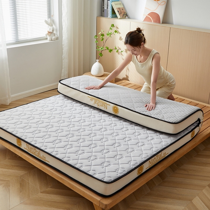 91家纺网 家纺一手货源 找家纺 （总）祁恋婷家居 2024新款A类牛奶丝乳胶记忆棉床垫【床垫遮盖物】