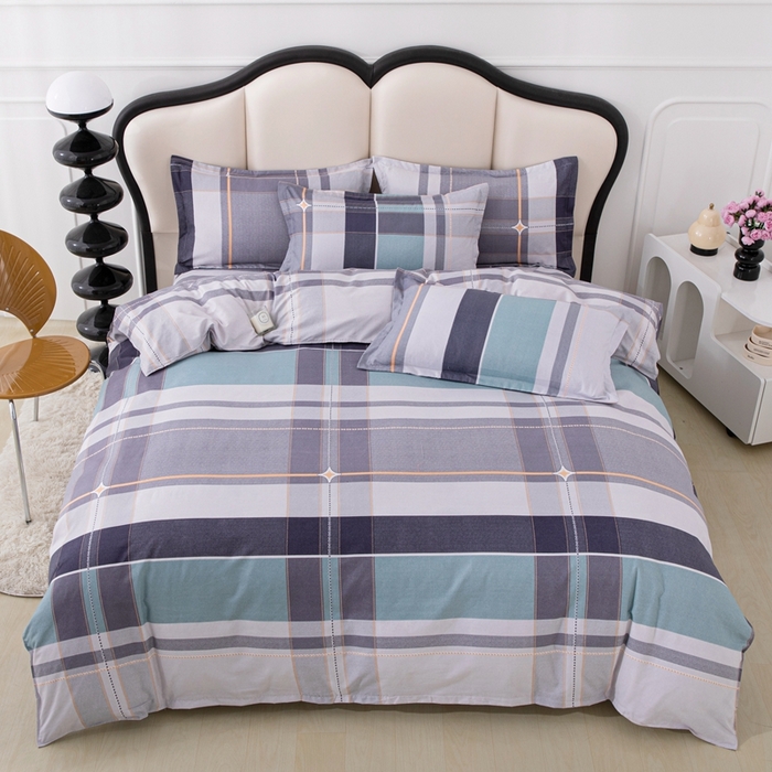 91家纺网 家纺一手货源 找家纺 慕克斯家纺 2024新款植物羊绒印花四件套 巴拿马