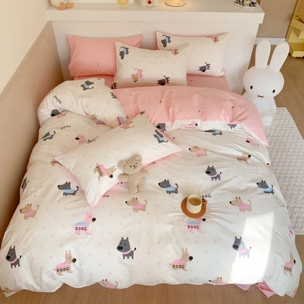 91家纺网 家纺一手货源 找家纺 （总）澳萝拉 2024新款全棉印花亲肤舒适四件套