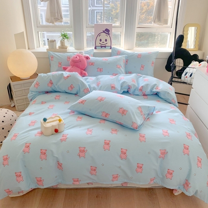 91家纺网 家纺一手货源 找家纺 （总）澳萝拉 2024新款全棉印花亲肤舒适四件套