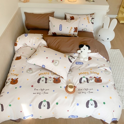 91家纺网 家纺一手货源 找家纺 （总）澳萝拉 2024新款全棉印花亲肤舒适四件套