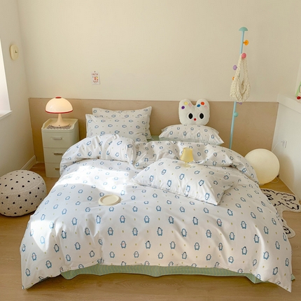 91家纺网 家纺一手货源 找家纺 （总）澳萝拉 2024新款全棉印花亲肤舒适四件套