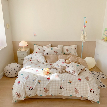 91家纺网 家纺一手货源 找家纺 （总）澳萝拉 2024新款全棉印花亲肤舒适四件套