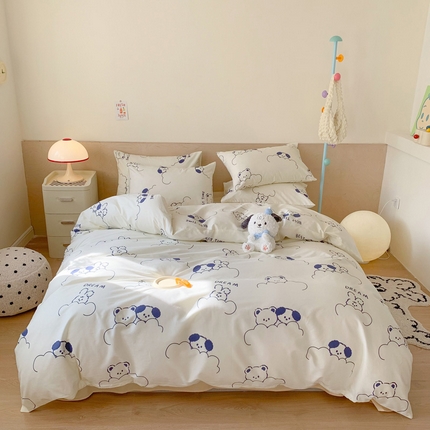 91家纺网 家纺一手货源 找家纺 （总）澳萝拉 2024新款全棉印花亲肤舒适四件套