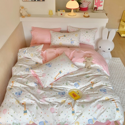 91家纺网 家纺一手货源 找家纺 （总）澳萝拉 2024新款全棉印花亲肤舒适四件套