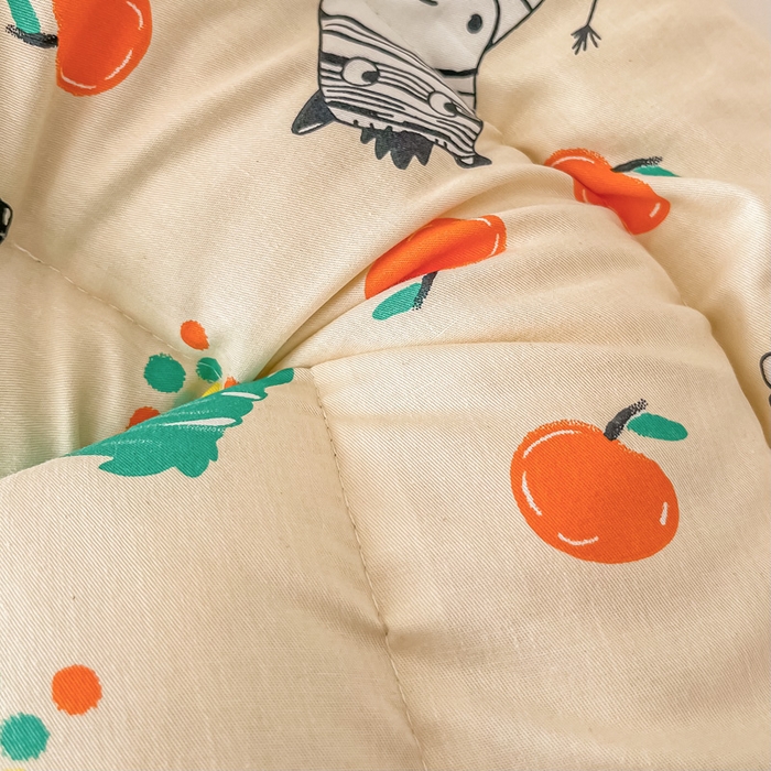 91家纺网 家纺一手货源 找家纺 显高家纺 2025新款13372纯棉豆豆绒儿童枕 黄色