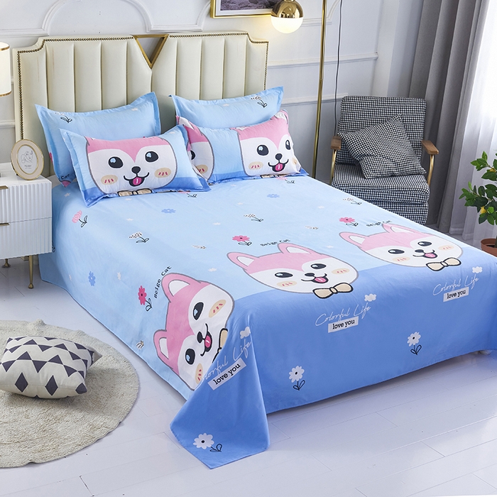 91家纺网 家纺一手货源 找家纺 2025加厚生态棉磨毛四件套高克重植物羊绒四件套大量现货 笑哈哈