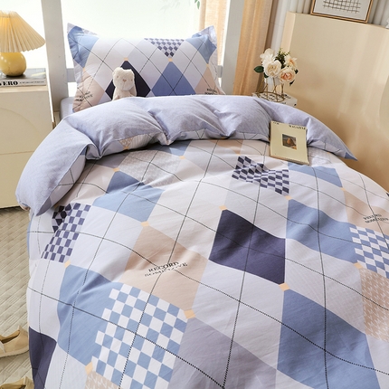 91家纺网 家纺一手货源 找家纺 （总）拾物记  2024新款A类喷气全棉12868卡通印花学生三件套-第一批