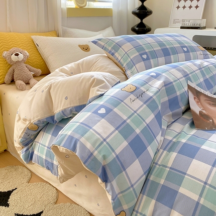 91家纺网 家纺一手货源 找家纺 （总）拾物记 2024新款A类喷气全棉12868卡通印花单品被套-第一批