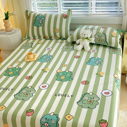 91家纺网 家纺一手货源 找家纺 （总）拾物记 2024新款A类喷气全棉12868卡通印花单品床单-第一批