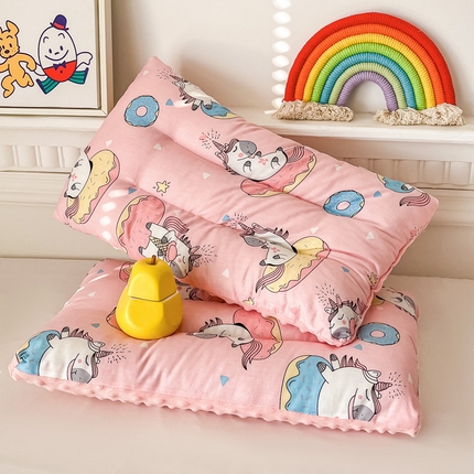 91家纺网 家纺一手货源 找家纺 （总）显高家纺 2025新款13372纯棉豆豆绒儿童枕