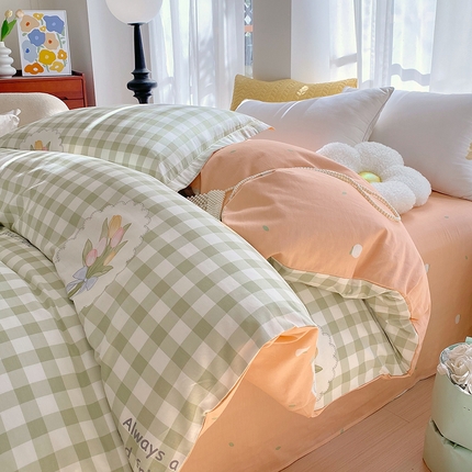 91家纺网 家纺一手货源 找家纺 （总）拾物记 2024新款A类喷气全棉12868卡通印花单品被套-第一批