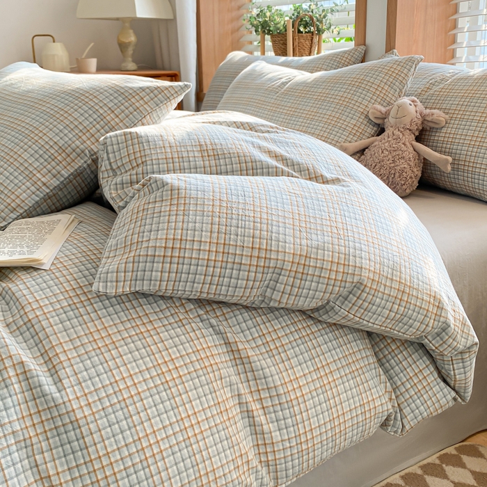 91家纺网 家纺一手货源 找家纺 （总）ab家纺 2024新款北欧风全棉水洗棉四件套