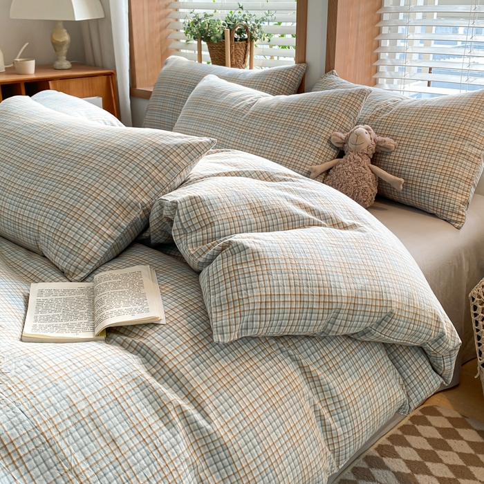 91家纺网 家纺一手货源 找家纺 （总）ab家纺 2024新款北欧风全棉水洗棉四件套