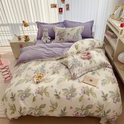 91家纺网 家纺一手货源 找家纺 （总）于果 2024新款全棉13370四件套（1）