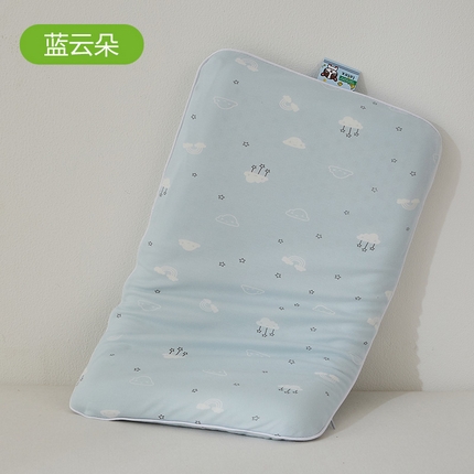 91家纺网 家纺一手货源 找家纺 鼎盛乳胶 2025新款儿童乳胶面包枕 蓝云朵30*50cm（只）