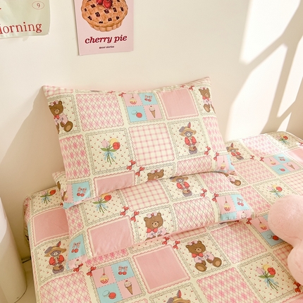 DoDo 兜兜 2024新款全棉可爱软萌系列单品枕套 甜甜洋果子屋