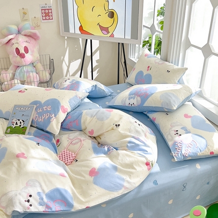 91家纺网 家纺一手货源 找家纺 （总）DoDo 兜兜  2024新款全棉可爱软萌系列四件套可定做定制