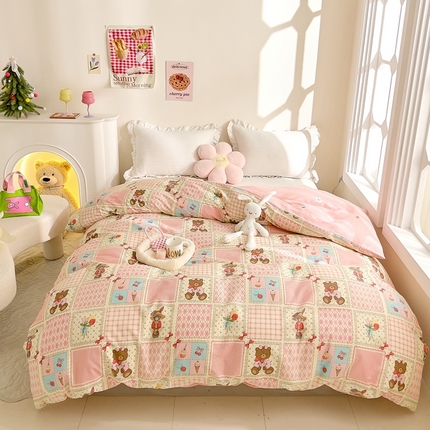 DoDo 兜兜 2024新款全棉可爱软萌系列单被套 甜甜洋果子屋