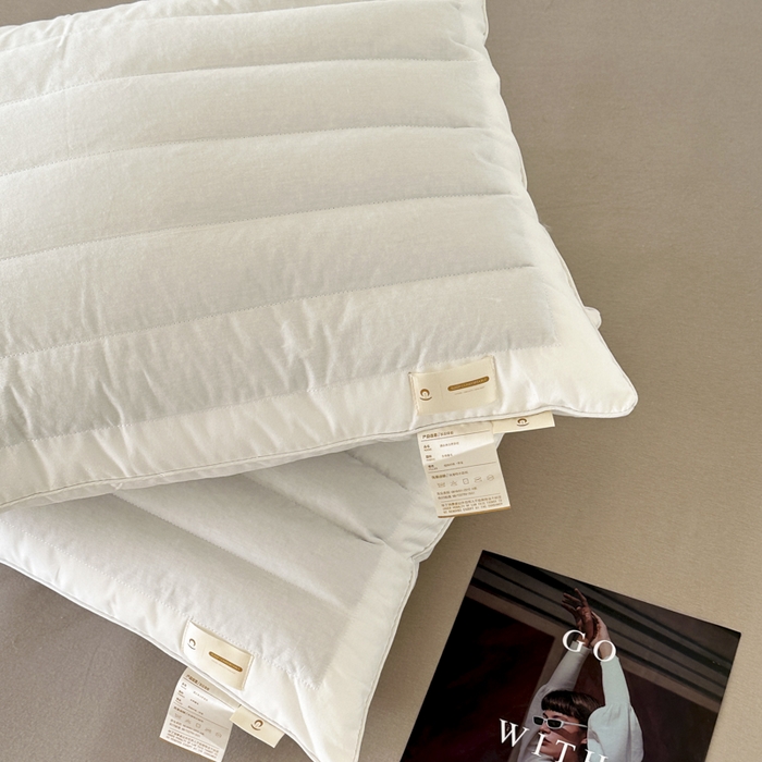 91家纺网 家纺一手货源 找家纺 （总）伟邦枕芯 2024新款美式宽边荞麦两用枕