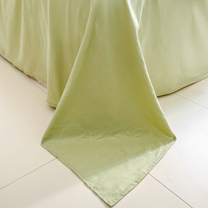 91家纺网 家纺一手货源 找家纺 ab家纺 2024新款全棉双层纱印花四件套 三生有幸