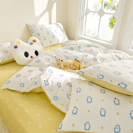91家纺网 家纺一手货源 找家纺 （总）DoDo 兜兜  2024新款全棉可爱软萌系列四件套可定做定制