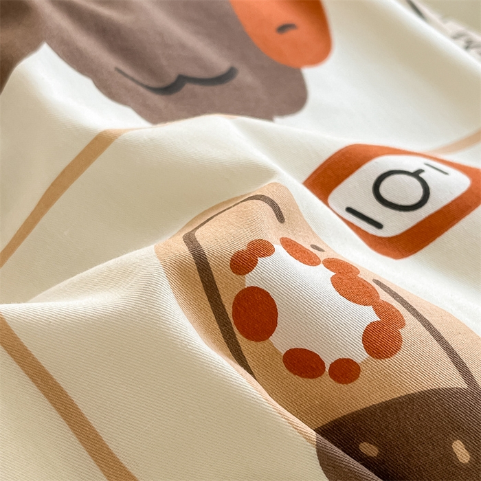 91家纺网 家纺一手货源 找家纺 曼之夏 2024新款13372全棉印花四件套 摩登生活