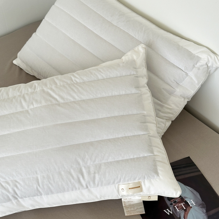 91家纺网 家纺一手货源 找家纺 （总）伟邦枕芯 2024新款美式宽边荞麦两用枕