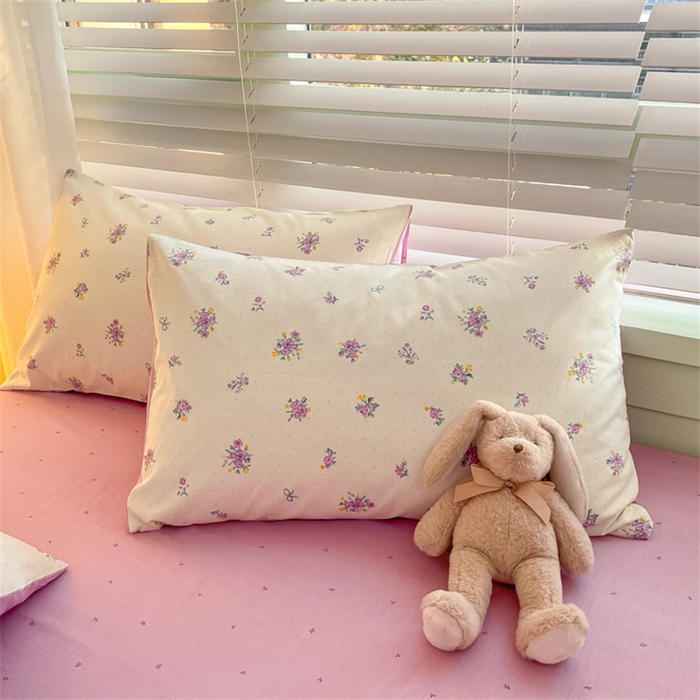 91家纺网 家纺一手货源 找家纺 曼之夏 2024新款13372全棉印花四件套 紫汀兰