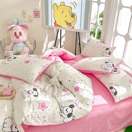 91家纺网 家纺一手货源 找家纺 （总）DoDo 兜兜  2024新款全棉可爱软萌系列四件套可定做定制
