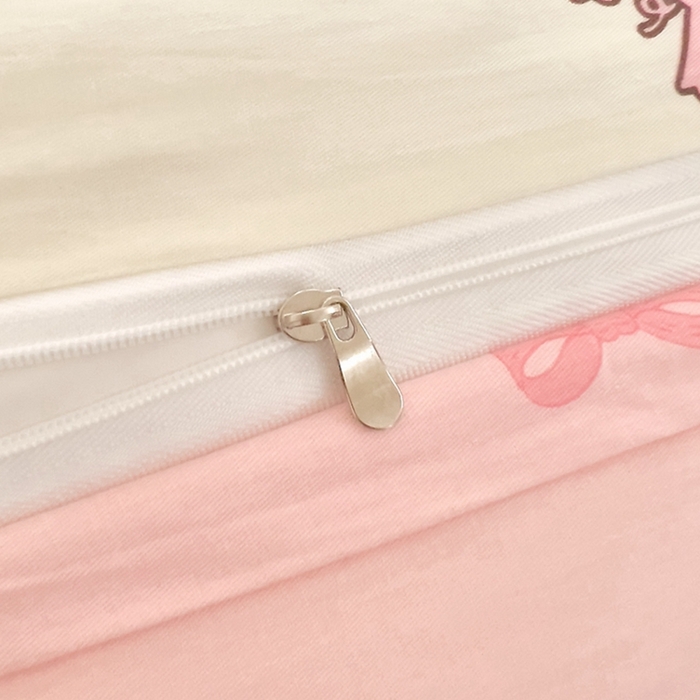 91家纺网 家纺一手货源 找家纺 DoDo 兜兜 2024新款全棉可爱软萌系列单品枕套 可爱粉粉猪