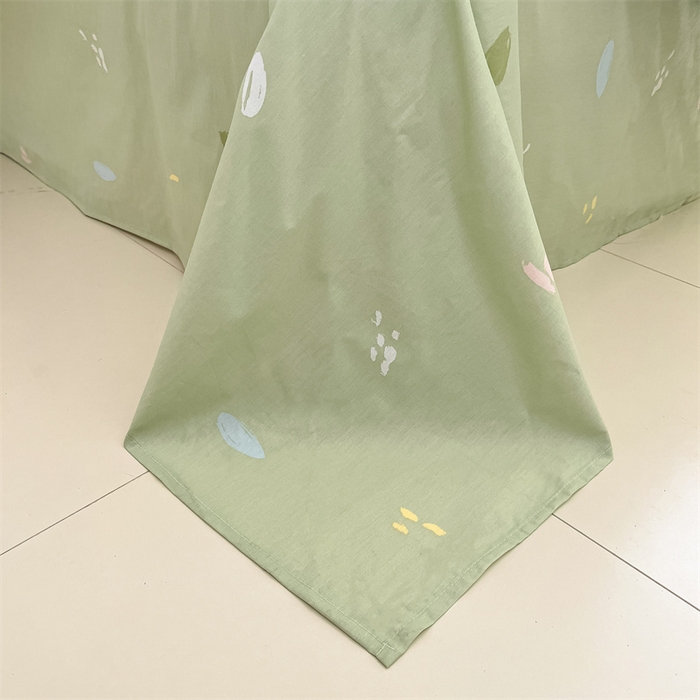 91家纺网 家纺一手货源 找家纺 曼之夏 2024新款13372全棉印花四件套 温婉小兔