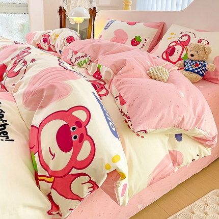 91家纺网 家纺一手货源 找家纺 （总）珺柔家纺 2024新款40支13070全棉印花四件套