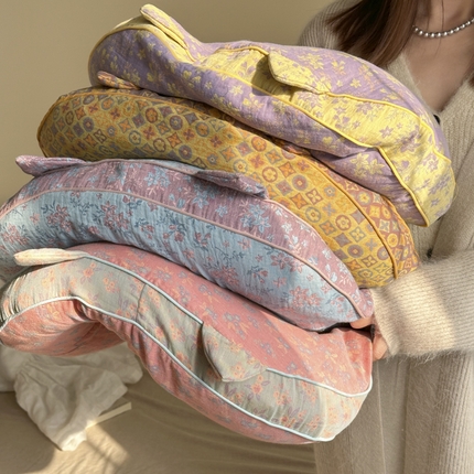 （总）伟邦枕芯 2024新款全棉双层纱全荞麦枕