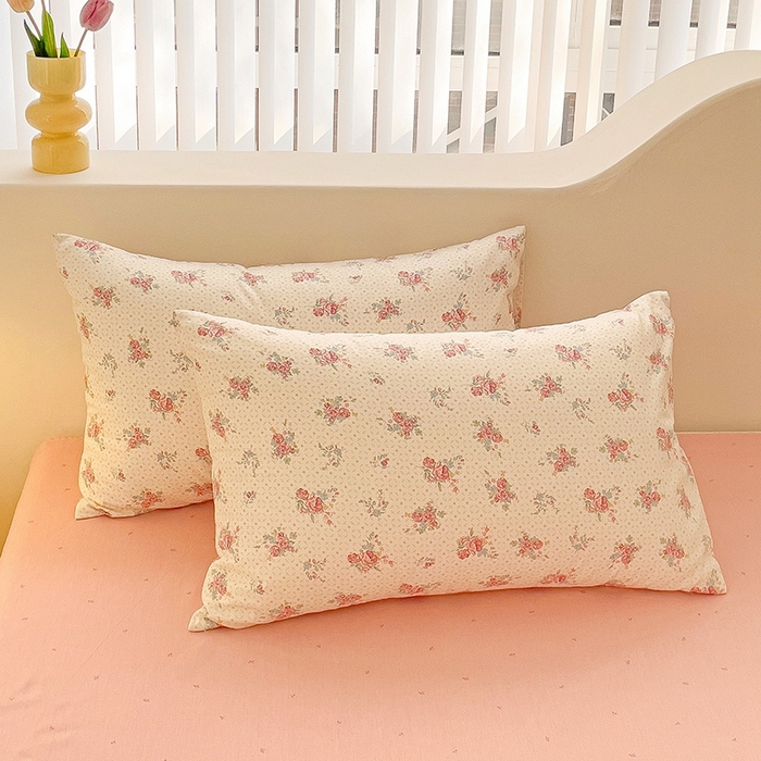 91家纺网 家纺一手货源 找家纺 珺柔家纺 2024新款40支13070全棉印花四件套 朝花夕拾