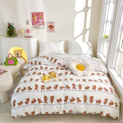 DoDo 兜兜 2024新款全棉可爱软萌系列单被套 喜瓜瓜