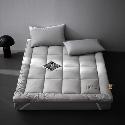 91家纺网 家纺一手货源 找家纺 头等舱 2025新款全棉A类80大豆抗菌立体软床垫床褥 星空灰