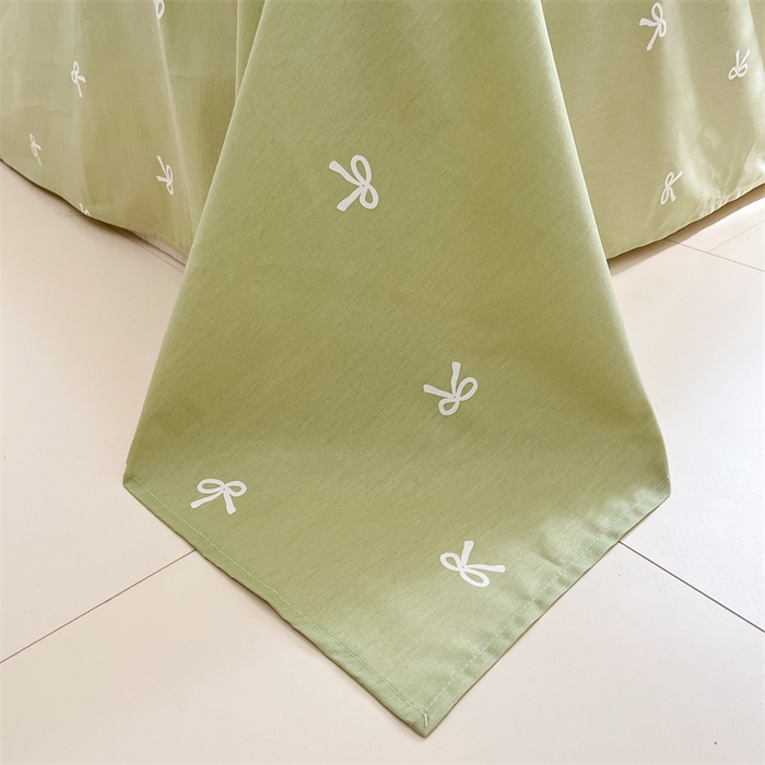 91家纺网 家纺一手货源 找家纺 曼之夏 2024新款13372全棉印花四件套 米拉兔