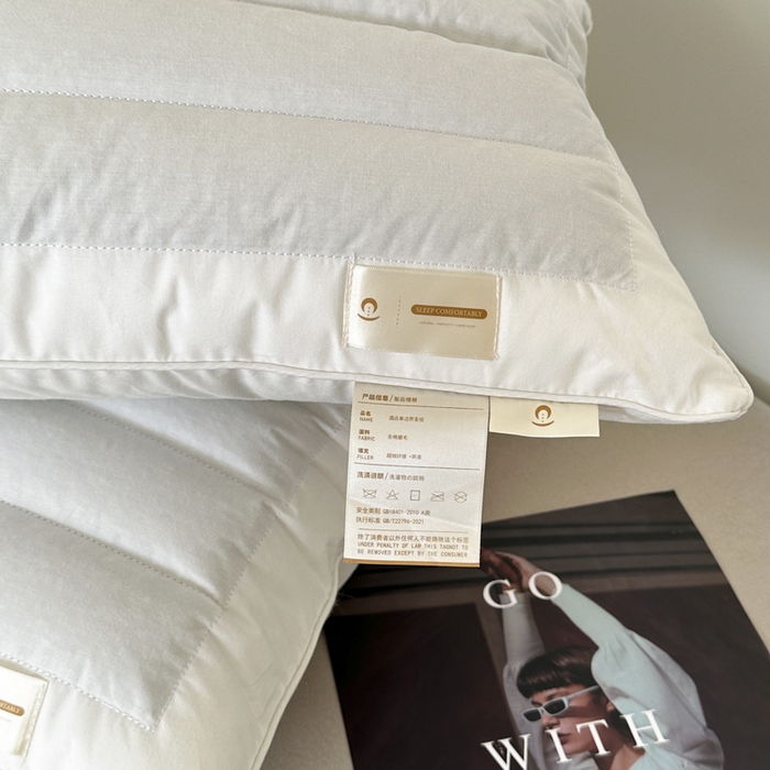 91家纺网 家纺一手货源 找家纺 （总）伟邦枕芯 2024新款美式宽边荞麦两用枕