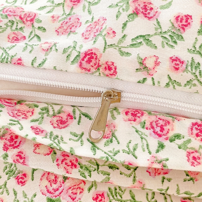 91家纺网 家纺一手货源 找家纺 珺柔家纺 2024新款40支13070全棉印花四件套 复古玫瑰