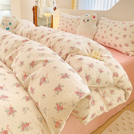 91家纺网 家纺一手货源 找家纺 （总）珺柔家纺 2024新款40支13070全棉印花四件套