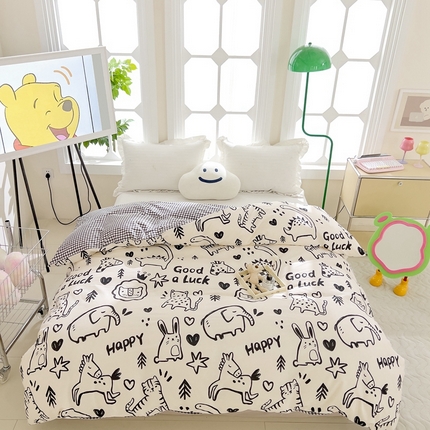 DoDo 兜兜 2024新款全棉可爱软萌系列单被套 奇妙森林