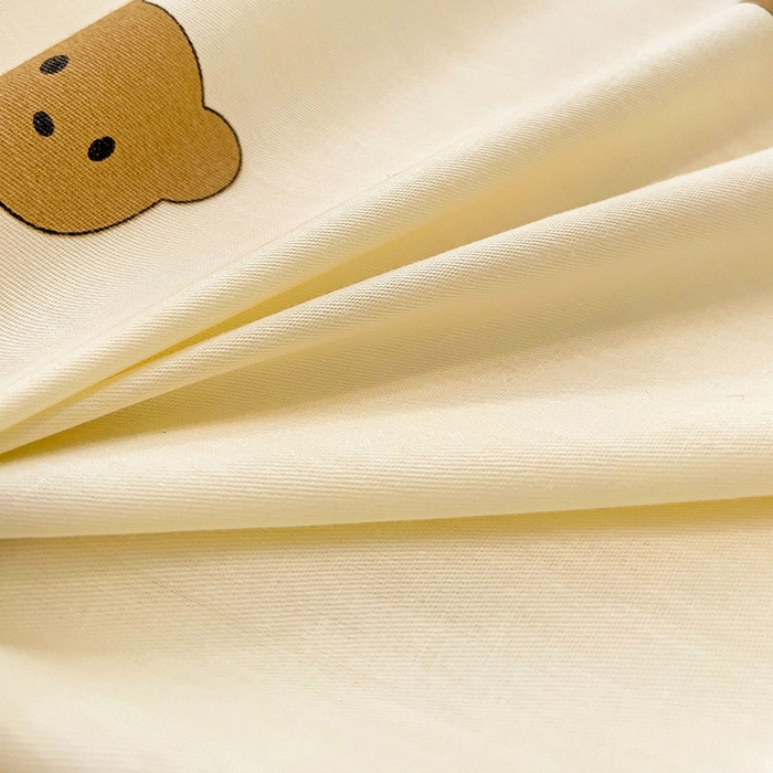 91家纺网 家纺一手货源 找家纺 珺柔家纺 2024新款40支13070全棉印花四件套 咖熊