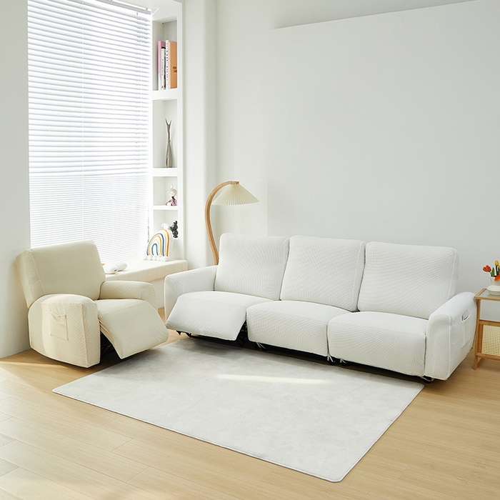 91家纺网 家纺一手货源 找家纺 （总） 共鸣沙发套 2024新款玉米绒系列芝华仕三人沙发套