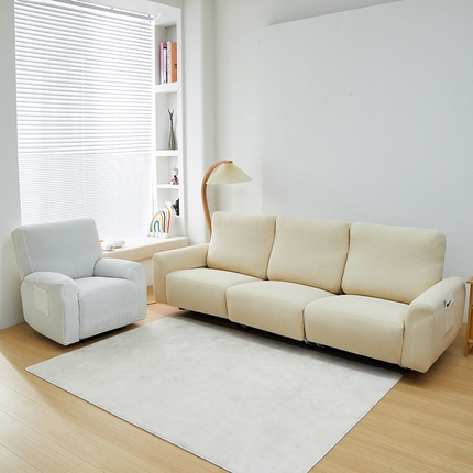 91家纺网 家纺一手货源 找家纺 （总） 共鸣沙发套 2024新款玉米绒系列芝华仕三人沙发套